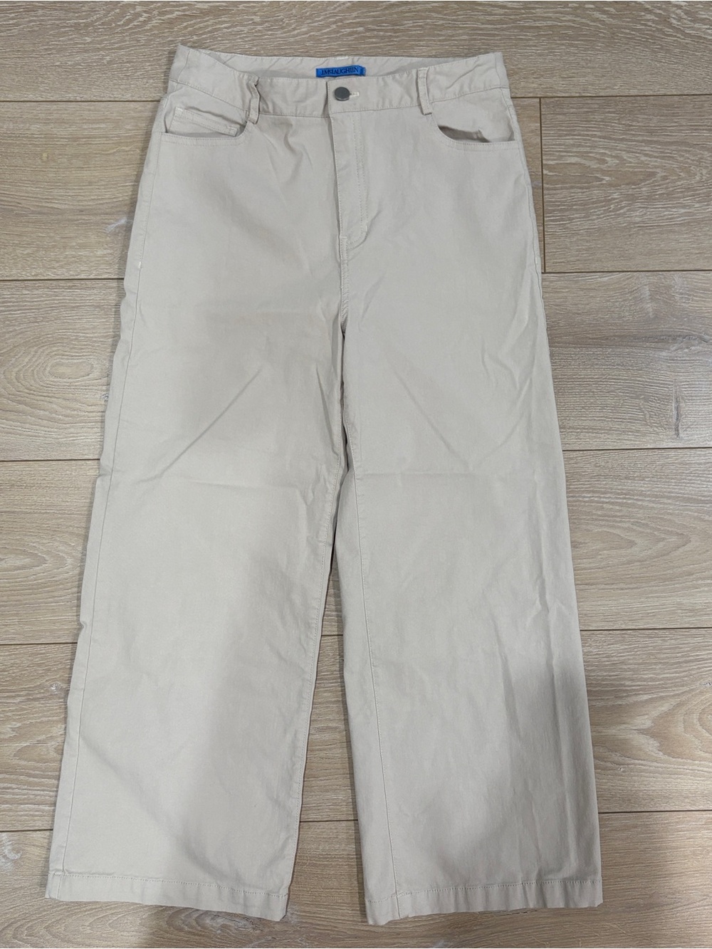 J.McLaughlin Beige Tan Wide Leg Crop Size 8